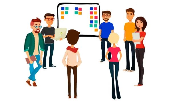 El evento o reunion Daily Scrum Meeting, te permite trazar un plan diaria y controlar los riesgos dia a dia